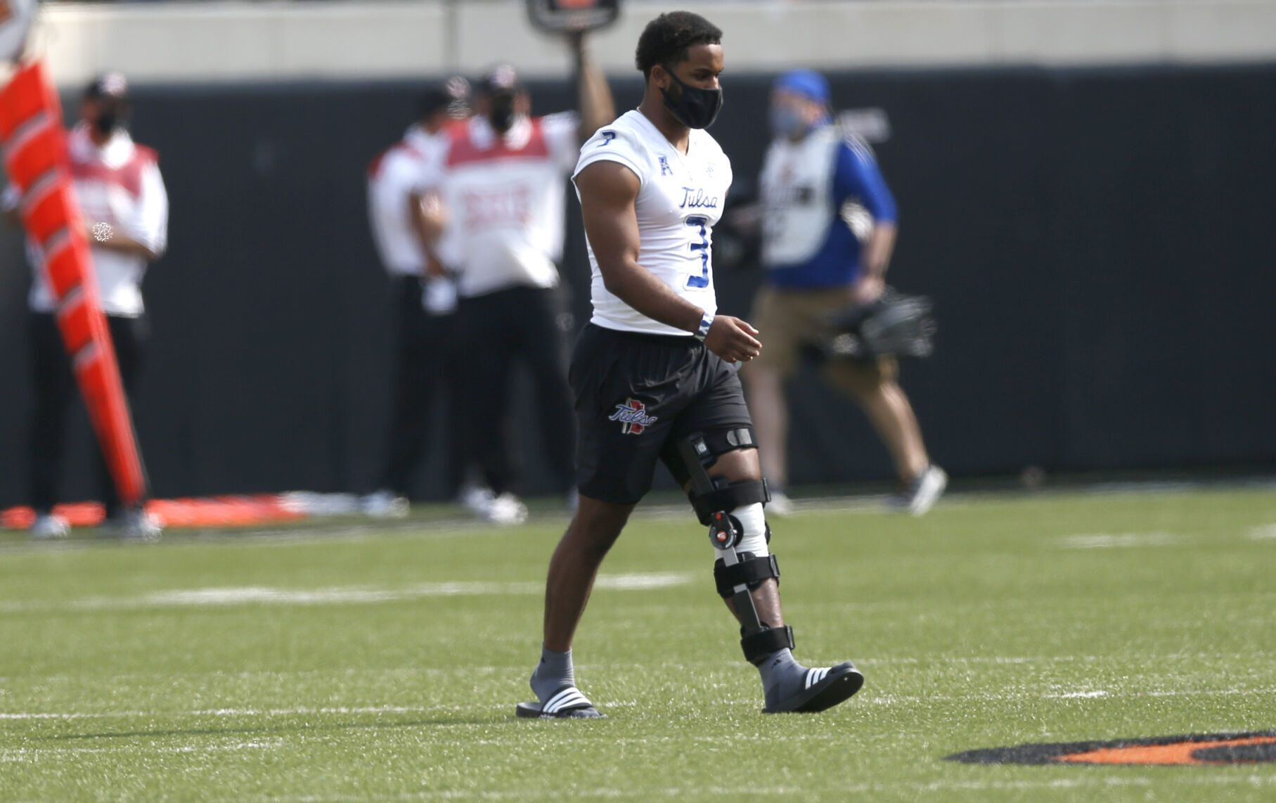 TU’s Shamari Brooks out for the season with a left-knee injury